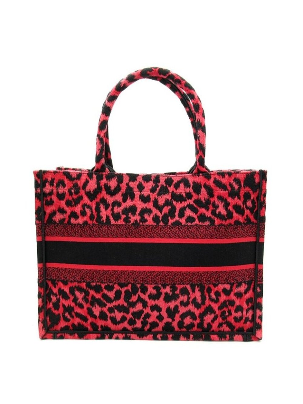 Dior Oblique Book Tote Leopard Canvas - Picture 4 of 8